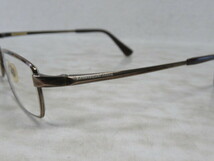 ◆S455.Ermenegildo Zegna エルメネジルド ゼニア TITANUM VZ3057J COL.E49 日本製 眼鏡 メガネ 度入り/中古_画像2