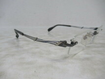 ◆S301.Charmant シャルマン LineArt XL 1025 GR Titan 日本製 眼鏡 メガネ 度入り/中古_画像3
