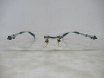◆S301.Charmant シャルマン LineArt XL 1025 GR Titan 日本製 眼鏡 メガネ 度入り/中古_画像1