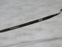 ◆S212.999.9 フォーナインズ S-147T 17D TITANIUM 日本製 眼鏡 メガネ 度入り/中古_画像6