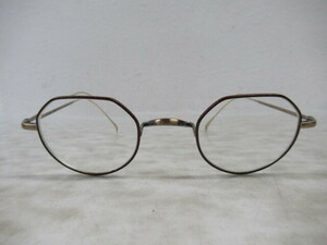 *S218. money glasses VINTAGE Vintage PURE TITANIUM glasses glasses times entering / used 