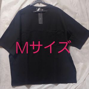 Tシャツ ブラック　胸ポケット　夏　オーバーサイズ　ビッグシルエット　Ｍ　だぼT　ゆるT クルーネック 半袖Tシャツ 黒 半袖