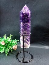 天然～愛の守護石～夢幻紫水晶アメジスト六角柱179G2-88G06Z_画像3