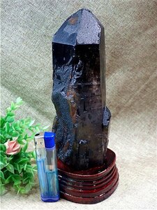AAA級【魔除け】◆天然モリオン(黒水晶）原石178C3-112C59b