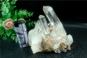 ◆超強いパワーヒマラヤ産天然水晶クラスター179B6-91B157D