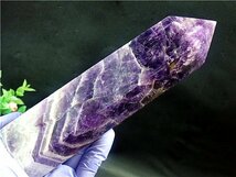 天然～愛の守護石～夢幻紫水晶アメジスト六角柱179G2-88G06Z_画像5