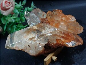 ◆超強いパワーヒマラヤ産天然水晶クラスター179B6-76B10b