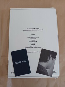 BTS RM INDIGO ソロ　インディゴ　ナムジュン　防弾少年団　バンタン　CD アルバム トレカ　特典　ポスター