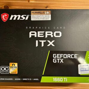 GeForce GTX 1660Ti MSI AERO