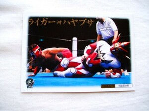 獣神サンダーライガーvsハヤブサ■バンダイ1998 新日本プロレスカード FMW RE