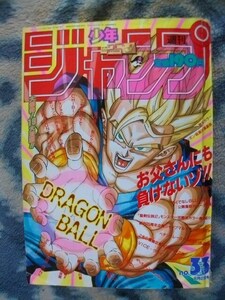 ドラゴンボール DRAGON BALL カラー表紙掲載 週刊少年ジャンプ１９９３年３３号 美品？ 孫悟空 孫悟飯 スラムダンク SLAM DUNK