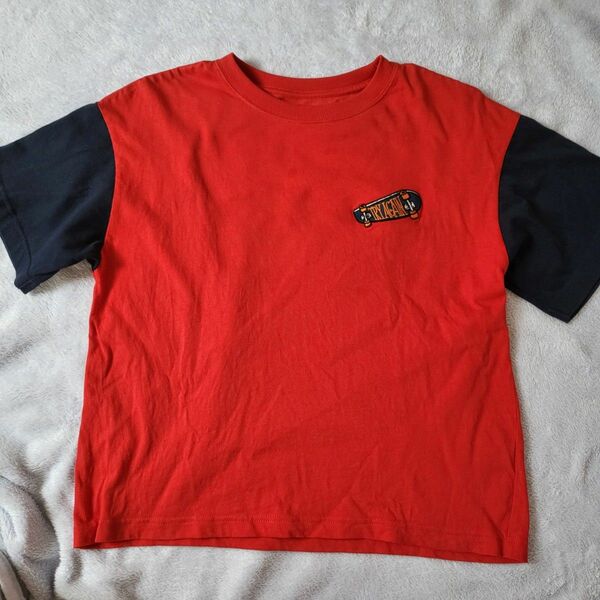 GU 150 半袖Tシャツ　赤Tシャツ