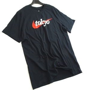 NIKE ナイキ 新品 TOKYO スウッシュロゴ コットン100% 半袖 TシャツDA8858 010 XL ▲008▼kkf0076a