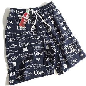 AVIREX アヴィレックス 新品 COKE ICON PANTS コカ・コーラ コットン100% ハーフパンツ ショートパンツ 3113020 010 M ▲019▼kkf408us