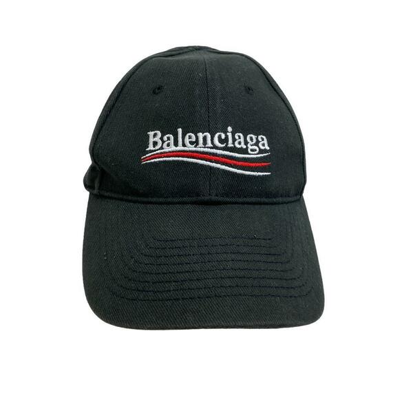 BALENCIAGA/バレンシアガ 2018年 コットン キャップ ブラック メンズ ブランド