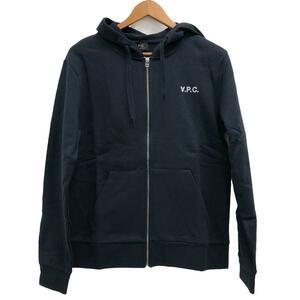 A.P.C/アーペーセー COECQ IAK フーディー S コットン パーカー ネイビー メンズ ブランド