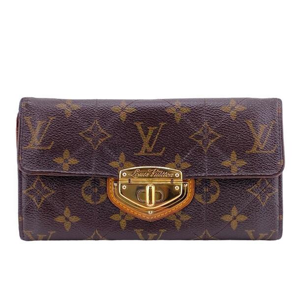 LOUIS VUITTON/ルイヴィトン ビトン M66556 ポルトフォイユサラ モノグラム レザー 長財布 ブラウン レディース ブランド