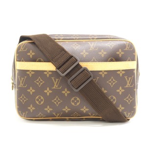 LOUIS VUITTON/ルイヴィトン ビトン M45254 リポーターPM モノグラム レザー ショルダーバッグ ブラウン ユニセックス ブランド