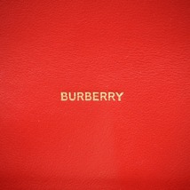 BURBERRY/バーバリー TB 折り財布 レザー 長財布 レッド レディース ブランド_画像9