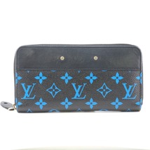 LOUIS VUITTON/ルイヴィトン ビトン M67235 ジッピー ウォレット ラウンドファスナー モノグラム レザー 長財布 ブラック ブランド_画像1