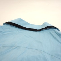 CELINE/セリーヌ 2C516852C ルーズボーリングシャツ ロゴ刺繍 レーヨン 半袖シャツ ブルー メンズ ブランド_画像10