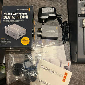 【Blackmagic Design】SDI to HDMI コンバーター（パワーサプライ付き）【使用1回/極美品】の画像1