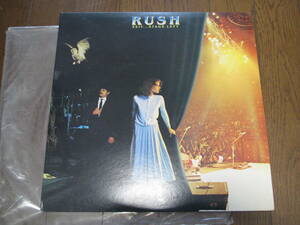 RUSH/EXIT...STAGE LEFT 神話大全　日本盤LPレコード　帯無し。