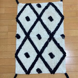 sarasa design サラサデザイン ラグ 玄関マット インド製 オーガニックコットン