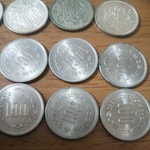 【百円銀貨 10枚/沖縄 10枚】 百円 100円 銀貨 稲穂 10枚　沖縄海洋博覧会記念 100円 10枚 計20枚_画像5