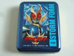  Kamen Rider Agito AGITO STORM FORM Kamen Rider can chocolate. empty can collection case 