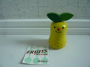 FRUITS CARD STAND card stand . none new goods, unused goods interior miscellaneous goods 