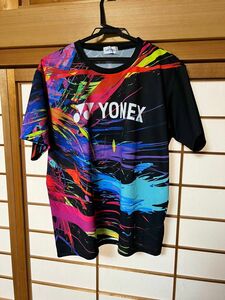 美品 YONEX インターハイ2022 tシャツ ブラック L ソフトテニス デザイン 人気 周りに差をつける