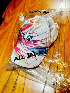 ヨネックス YONEX 限定オールジャパン 帽子キャップ インターハイ白ホワイト メツシュキャップ