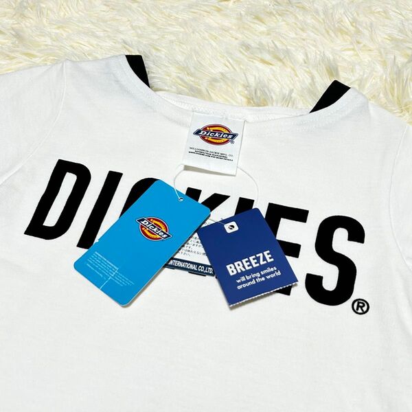 新品未使用 DICKIES BREEZE Tシャツ ワンピース 110cm 白 半袖Tシャツ 白 ホワイト