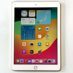 Apple iPad ( no. 6 generation ) rose Gold 32GB MRJN2J/A Wi-Fi model iOS17.5 Acty beige .n lock released 