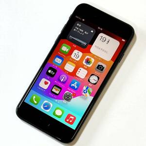 SIMフリー iPhone SE (第3世代) ミッドナイト 64GB MMYC3J/A バッテリー最大容量100％ アクティベーションロック解除済