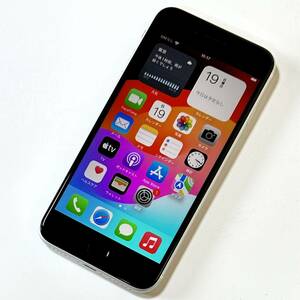 SIMフリー iPhone SE (第2世代) ホワイト 64GB MHGQ3J/A バッテリー最大容量81％ アクティベーションロック解除済