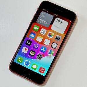 Apple SIMフリー iPhone SE (第2世代) (PRODUCT)RED Special Edition 128GB MXD22J/A iOS17.5 アクティベーションロック解除済