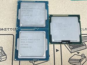 CPU Intel Core i3-4170(2枚) i3-2100(1枚)