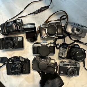 [1 иен старт ] пленочный фотоаппарат камера MINOLTA Canon Pentax Fuji ka суммировать много Junk 