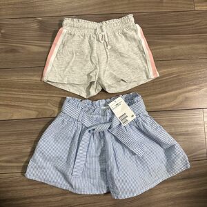 H&M ショートパンツ 100cm 女の子　2セット