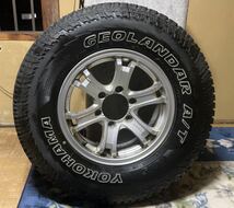 GEOLANDAR A/T G015 265/70R16 111T 4本　夏タイヤ ヨコハマ YOKOHAMA ホイール セットKEELER 16X7J T-955KG 製造年週は2023年16 週目。_画像2