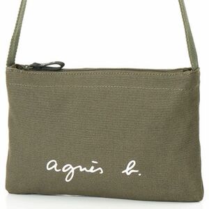 【新品未使用】agnes b. アニエスベー サコッシュ ショルダーバッグ カーキ 1点のみ