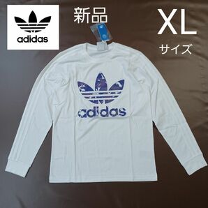 adidas グラフィック カモストライプ 長袖Tシャツ オリジナルス　XL