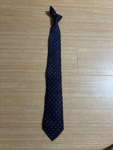 Paul Smith Paul Smith necktie navy polka dot silk made in Japan 