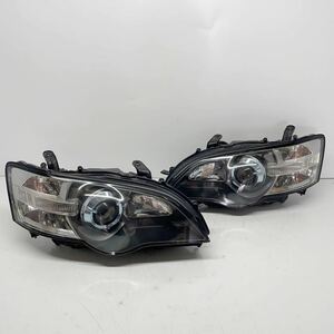 【コーティング済】スバル BP BL レガシィ 前期 ヘッドライト ヘッドランプ 左右セット LR HID レベ付き 印字 2B 100-20791 P60327