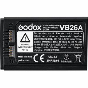 Godox V1用バッテリー VB26A 7.2Vリチウムイオンスピードライトフラッシュバッテリー GodoxV1-S V1-C V1-N V1-F V1-OやV860IIIストロボ対応