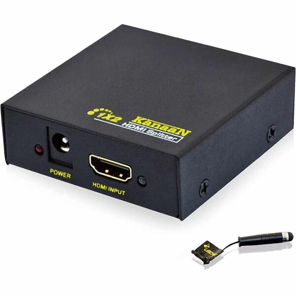 KanaaN HDMIスプリッター 1入力2出力 4k対応 Y-アダプタ 2160p Full UHD/ HD 1.4b 2-fach / 2-port KN39750ljp hdmi スプリッター