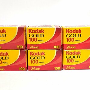 未使用 Kodak コダック GOLD 100フィルム 24枚撮り 6本セット 期限切れフィルム M437NAの画像1
