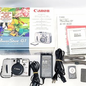 Canon Power Shot G1 キャノン パワーショット コンパクトデジタルカメラ 通電OK 現状品 元箱付き M374OAの画像1